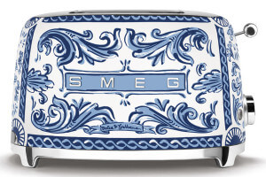 Toaster SMEG 2 tranches Dolce & Gabbana Blu Mediterraneo