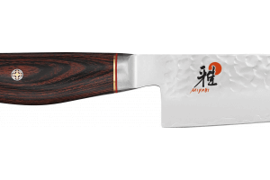 Couteau de chef japonais Miyabi 6000MCT lame martelée 16cm + manche en Pakka