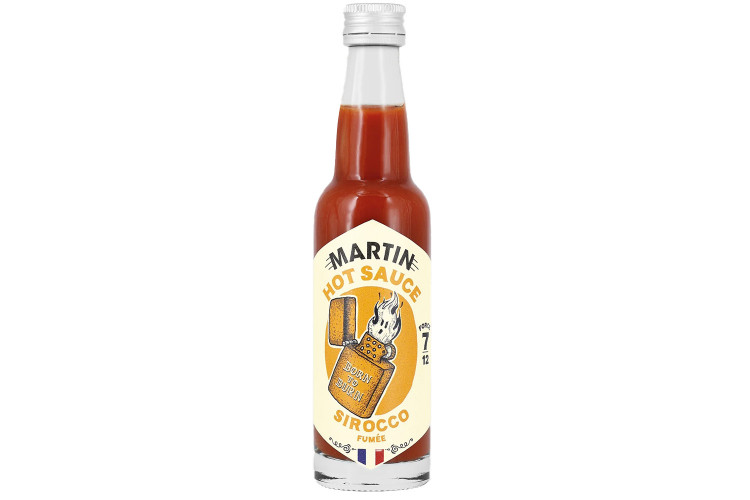 Sauce Martin Sirocco force 7/12 piment fum&eacute; forte 100g