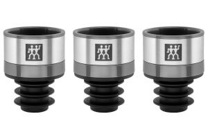 Set 3 bouchons de vin sous vide Zwilling Fresh & Save gris