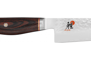Couteau santoku japonais Miyabi 6000MCT lame martelée 18cm + manche en Pakka