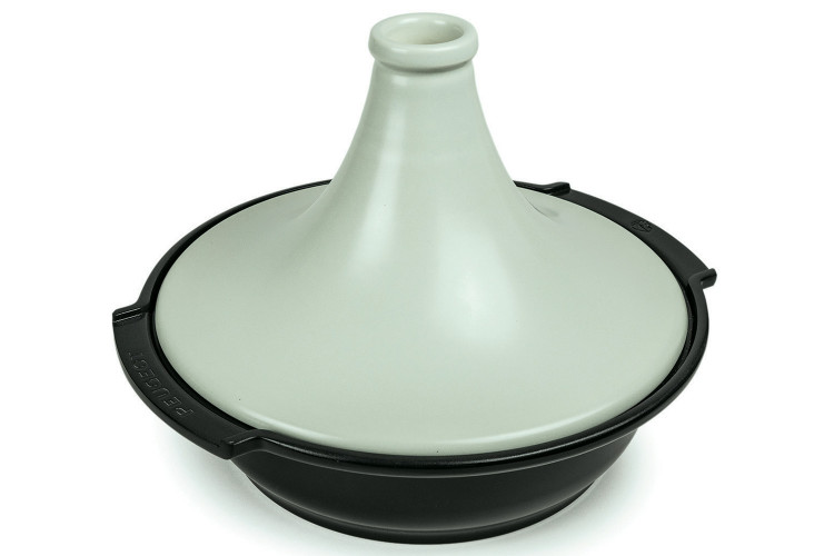 Plat &agrave; tajine Peugeot Atlas en c&eacute;ramique vert sauge diam&egrave;tre 30cm