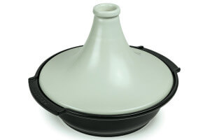 Plat à tajine Peugeot Atlas en céramique vert sauge diamètre 30cm