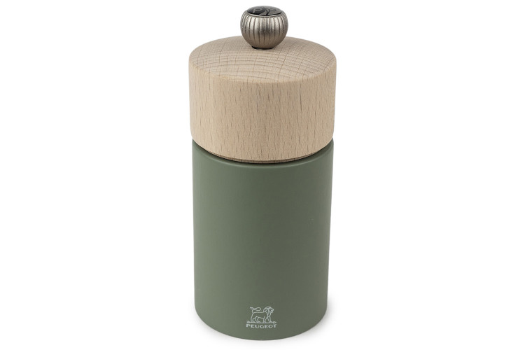 Moulin &agrave; poivre manuel Peugeot Bor&eacute;al en bois Vert Foug&egrave;re