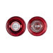 Coffret cadeau 2 moulins Peugeot Podium en acrylique rouge 18cm