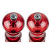 Coffret cadeau 2 moulins Peugeot Podium en acrylique rouge 18cm