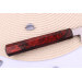 Couteau yanagiba japonais 27cm Sakai Takayuki Nanairo manche en résine laqué rouge