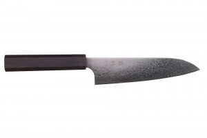 Couteau santoku 17cm japonais artisanal Yuzo Kurogane Damas VG10