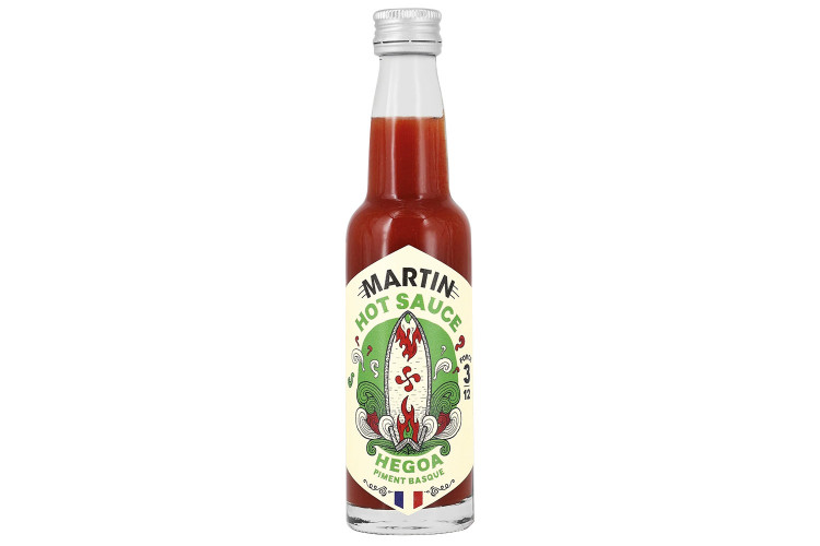 Sauce Martin Hegoa force 3/12 piment Gorria 100g