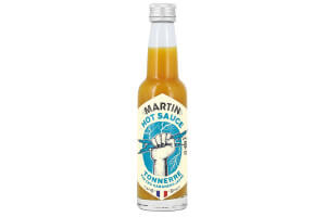 Sauce Martin Tonnerre force 8/12 piment Habanero jaune 100g