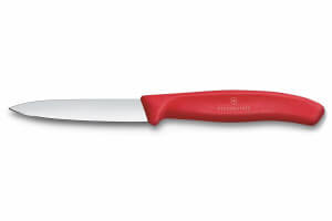 Set 2 couteaux + 1 éplucheur Victorinox SwissClassic rouge