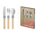 Set de couverts pour enfants Opinel Le Petit Gourmet coloris bleu pluie
