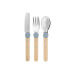 Set de couverts pour enfants Opinel Le Petit Gourmet coloris bleu pluie