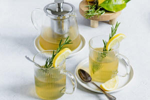 Coffret théière Cristel Darjeeling + 2 tasses en verre borosilicate