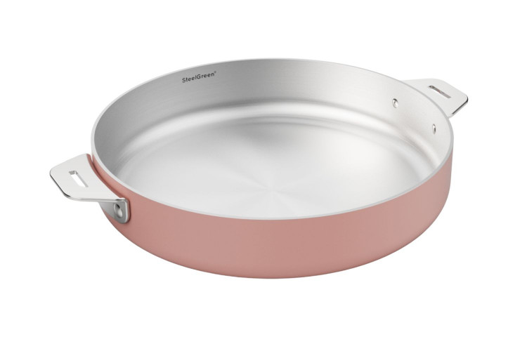 Po&ecirc;le Cookut La Merveilleuse 24cm en acier inoxydable Steel Green&reg;