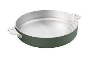 Poêle Cookut La Merveilleuse 24cm en acier inoxydable Steel Green®