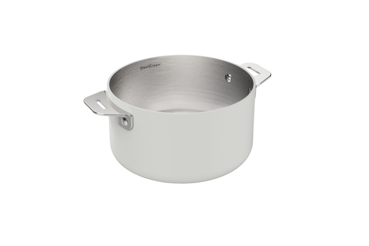Casserole Cookut La&nbsp;Merveilleuse&nbsp;16cm en acier inoxydable Steel Green&reg;