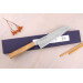 Couteau de chef 21cm japonais artisanal Sakai Kikumori TS10 en chêne