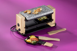 Appareil à raclette/pierrade Kela Bedretto pour 2 personnes