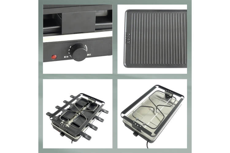 Appareil à raclette Kela Geneva fonte 8 personnes