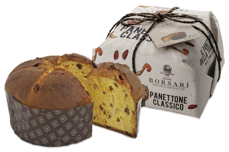 Panettone Borsari Classique 1kg &ndash; Fabrication artisanale italienne