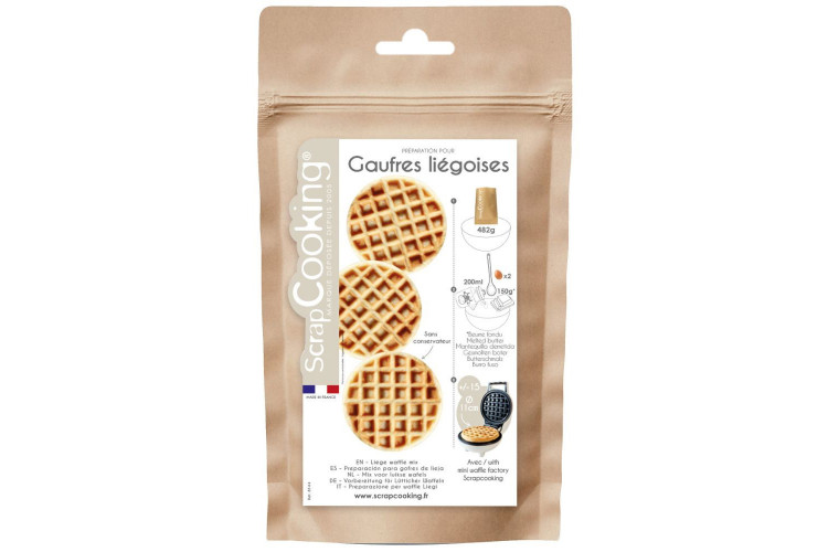 Pr&eacute;paration Scrapcooking pour gaufres li&eacute;geoises &ndash; 480g