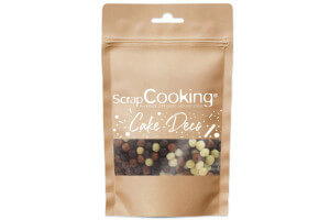 Décors sucrés Scrapcooking Mini-Perles 3 chocolats 40g