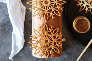 Tapis en silicone Scrapcooking Flocons pour tuiles