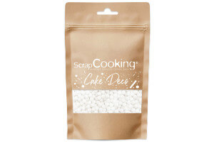 Décors sucrés Scrapcooking Perles blanches 55g