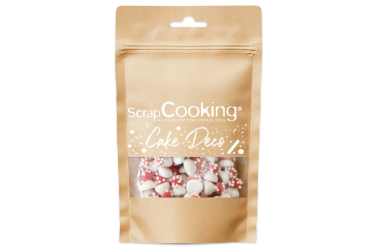 D&eacute;cors sucr&eacute;s Scrapcooking Mini champignons 20g
