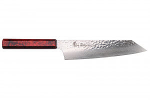 Couteau kiritsuke japonais 19cm Sakai Takayuki Nanairo Wine Damas VG10