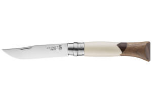 Couteau pliant Opinel Tradition Luxe Cime n°09 lame 9cm manche érable + frêne + noyer