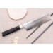 Couteau nakiri 16cm japonais Sakai Takayuki Grand Chef Seigaiha Damas 45 couches