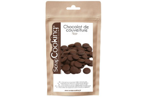 Palets de chocolat noir Scrapcooking de couverture 190g