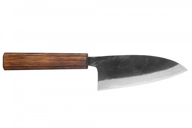 Couteau deba 13,5cm japonais artisanal Hidetsune BS2