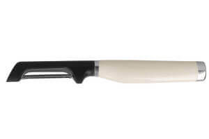 Éplucheur Kitchen Aid Euro lame dentée double tranchant en acier inoxydable