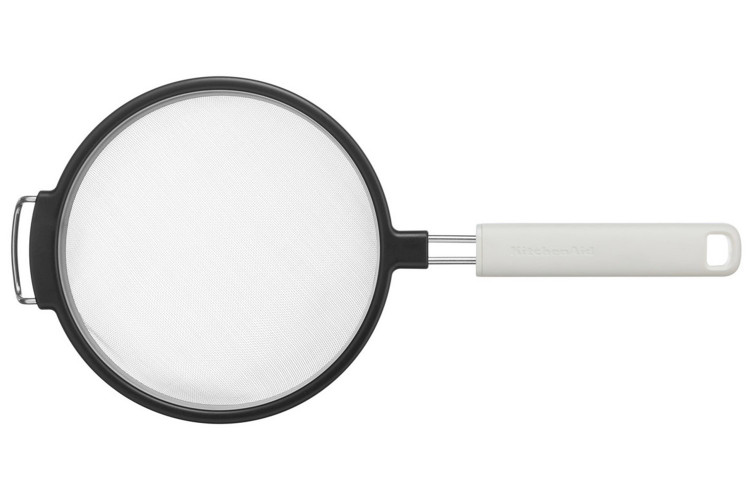 Tamis Kitchen Aid en acier inoxydable blanc porcelaine