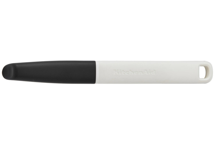 &Eacute;plucheur Kitchen Aid Euro lame dent&eacute;e double tranchant en acier inoxydable