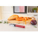 Éplucheur Kitchen Aid Euro lame dentée double tranchant en acier inoxydable