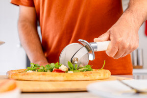 Roulette à pizza Kitchen Aid en acier inoxydable
