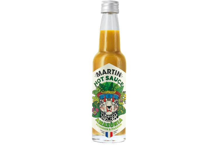 Sauce Martin Amazonia force 5/12 piment Trinidad et fruit de la passion 100g