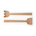 Set de 2 couverts à salade Continenta en bois de chêne 30,5cm