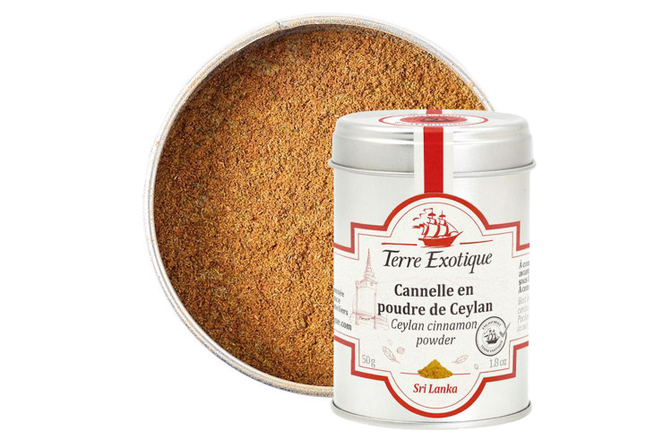Cannelle de Ceylan en poudre Terre Exotique 50g