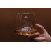Set de 2 verres à spiritueux Alaskan Maker Topographic Everest & Mont Blanc en verre cristallin