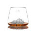 Set de 2 verres à spiritueux Alaskan Maker Topographic Everest & Mont Blanc en verre cristallin