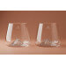 Set de 2 verres à spiritueux Alaskan Maker Topographic Mont Fuji & Denali en verre cristallin