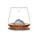 Set de 2 verres à spiritueux Alaskan Maker Topographic Mont Fuji & Denali en verre cristallin