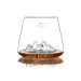 Set de 2 verres à spiritueux Alaskan Maker Topographic Tre Cime & Mont Rosa en verre cristallin