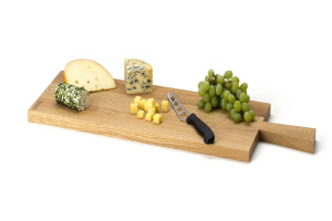 Planche apéritive Continenta en bois de chêne 39x17x2cm