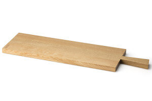 Planche apéritive Continenta en bois de chêne 69x23x2cm